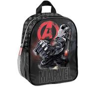 Sac à dos - AVENGERS - Ironman - 28 CM - Noir - Maternelle - 1 compartiment zip