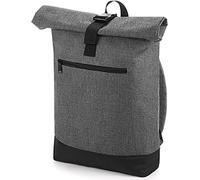 Sac à dos Bagbase Roll-Top (12 litres) BC3146 (Taille unique) (Gris chiné)