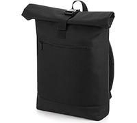Sac à dos Bagbase Roll-Top (12 litres) BC3146 (Taille unique) (Noir)