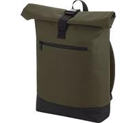 Sac à dos Bagbase Roll-Top (12 litres) BC3146 (Taille unique) (Vert militaire)