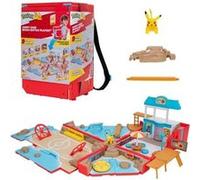 Sac A Dos - Bandai - Pokémon Du Dresseur Theme Plage - S'Ouvre Et Devient Une Super Arene Multicolore G