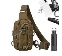 Sac À Dos Bandoulière Pochette Zippée Légère Et Ajustable