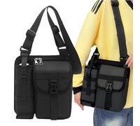 Sac à Dos Bandoulière - Sac Poitrine Voyage d'Affaires, Bandoulière Étanche Porte-Gourde Pour Homme Travail Sport École Transport Salle De Sport Voyage Affaires
