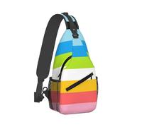 Sac à dos bandoulière ultra léger, sac à dos multifonction antivol pour l'escalade, le camping, le cyclisme, les voyages, le drapeau LGBT Pride Queer