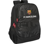 safta F.C. Barcelone Black - Sac à dos scolaire pour enfants, idéal pour enfants de différents âges, confortable et polyvalent, qualité et résistance, 32 x 16 x 44 cm, couleur noire, Noir, Estándar,