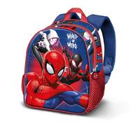 Sac à dos Basic - KARACTERMANIA - Basic - Spiderman - Bleu - Bretelles rembourrées