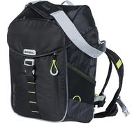 Basil B-Safe Nordlicht Arrière Sacoche pour bicyclette 18 L Polyester Noir, Gris