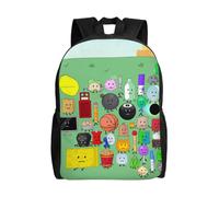 Sac à dos Battle For Dream Island Bfdi, sac à dos décontracté, cartable d'étudiant, cartable léger, imprimé - XTYD4478 Noir
