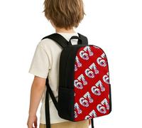 Sac A Dos Bebe Fille - Sac À Dos Élégant pour Enfants avec Motif Glace Idéal pour L'École Les Voyages Et Le Quotidien Léger Et Résistant Il Convient Aux Garçons Et Aux Filles (Red 42CmX29CmX16Cm)