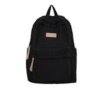 Sac A Dos Bebe Fille - Sac D'École Texture Respirante Motif Imperméabilisation Sac À Dos Léger Nouvelle Charge Durable Réduisant La Grande Capacité Étudiant Sac À Bandoulière (Black One Size)