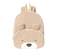 Sac a Dos Bebe Garçons Filles Modèle Maternelle Primaire Imprimé Ours Mignon Sac Cartable Maternelle Voyage Cadeaux de Rentrée Scolaire Forme d'Animaux Mignons (Khaki, One Size)