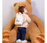 Sac à dos bébé My first bag Teddy écru (24 cm)