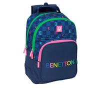 Safta Cartable trolley adaptable Benetton Damero G 20 L Bleu 27x33x10 cm