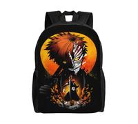 Sac à dos Bleach Ichigo Kurozaki, mignon, anime, grande capacité, multifonction, léger, sport - XTYD7455 Noir