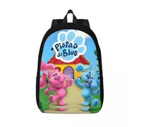 Sac à dos Blue's Clues pour homme et femme, ideal pour les randonnées, les voyages, les etudiants, les ordinateurs portables, en toile, ideal comme cadeau Noir