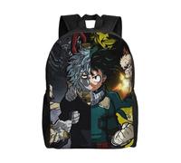 Sac à dos Boku no Hero Anime, léger, unisexe, basique, pour ordinateur portable, voyage, école, bureau, Da-XTYD2260 Noir