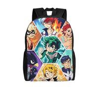 Sac à dos Boku no Hero Anime, léger, unisexe, basique, pour ordinateur portable, voyage, école, bureau, Da-XTYD2277 Noir