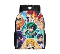 Sac à dos Boku no Hero Anime, léger, unisexe, basique, pour ordinateur portable, voyage, école, bureau, Da-XTYD2277 Noir