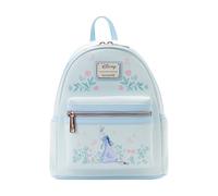 Loungefly Mini sac à dos Eeyore – imprimé floral, double bandoulière, bleu