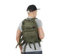 Brandit US Cooper Lasercut, sac à dos 40 l Olive Olive