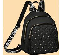 Sac à dos brodé de motif diamant pour la saison scolaire - Nouveau style mode sac de voyage - Sac à dos casual grande capacité [Direction de la fermeture éclair arrière aléatoire] MulticolorePolyamide