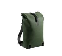 Brooks England Pickwick Cotton Canvas Large Sac à dos roll-top vert, toile, unisexe