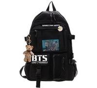 Sac à Dos BTS bangtan Boys pour Garçon et Filles (SD3443) 32*13*45 cm Noir G