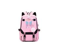 Sac à Dos BTS bangtan Boys pour Garçon et Filles (SD3459) 29*16*46 cm Rose/Noir
