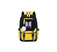 Sac à Dos BTS bangtan Boys pour Garçon et Filles (SD3461) 29*16*46 cm Noir/Jaune