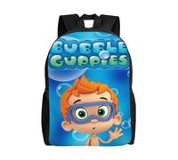 Sac à dos Bubble Guppies pour adolescent, cartable en toile, unisexe, HXN2401 Noir