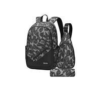 Sac à dos - BUNIE - bb-01 - Noir - Coton - 5 poches