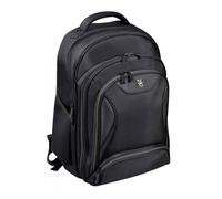 port designs sac à dos pc business pour ordinateur portable avec protection pluie manhattan 22 litres 15.6/17 pouces noir