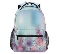 Sac À Dos Butterfly Silhouette Art Pattern Sac A Dos Scolaire Loisir Rucksack Durable Cartables pour École Voyage Randonnée