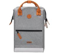 CABAIA - Sac à Dos Adventurer New York - Small 10L - Déperlant - Compartiment Ordinateur Portable 10,5" - 2 Poches - Certifié Vegan - Sac Voyage, Affaires, École pour Homme et Femme - Noir