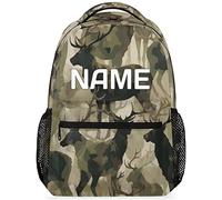 Sac À Dos Camouflage Militaire Personnalisé Cerf Animal | Rucksack mode Cartables Pour école