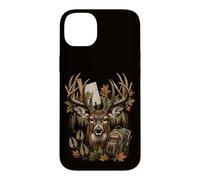 Sac à Dos Camouflage pour la rentrée Scolaire Motif cerf Hunter Student Coque pour iPhone 14 Plus