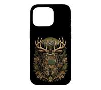 Sac à Dos Camouflage pour la rentrée Scolaire Motif cerf Hunter Student Coque pour iPhone 16 Pro