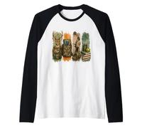 Sac à Dos Camouflage pour la rentrée Scolaire Motif cerf Hunter Student Manche Raglan