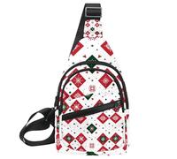 Sac à dos Candy Christmas 1 Sling, Multicolore 20., 11.8x7x1.5in/30x18x4cm