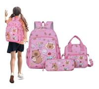 Sac à dos Capybara - Drôle De Voyage Scolaire | Contre À Capybara | Design Mignon De Dessin Animé Pour Animaux | Thème De La Maternelle Pour Les Étudiants De Garçons | Costru