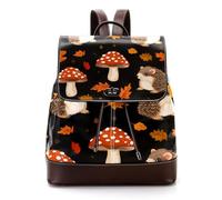 Sac à dos Capybara en cuir PU avec capuchon pour adulte, sac à dos tendance unisexe pour étudiant, Multicolore 08, 27x12.3x32cm