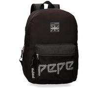 Sac À Dos Cartable Pepe Jeans Enfant Unisexe Polyester Noir