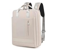 Sac à dos cartable pour Apple Macbook pro 15 / 16 pouces BEIGE Tissu Oxford elegance - Sacoche elegant pour femme sacoche porte document chic -