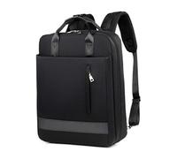 Sac à dos cartable pour Apple Macbook pro 15 / 16 pouces NOIR Tissu Oxford elegance - Sacoche elegant pour femme sacoche porte document chic -