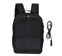 Sac à dos chargeur solaire avec panneau solaire amovible et compartiment rembourré pour ordinateur portable, doté d'une conception pliable et d'un