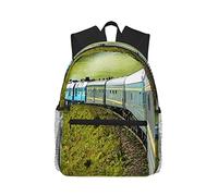Sac À Dos Chemin De Fer Transsibérien Cartable Scolaire Classique Cartables Durable Rucksack pour Travail École Camping