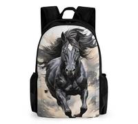 Sac À Dos Cheval Enfant - Garçons Filles Cartable Cheval École Primaire Étudiant Sac À Dos De Pour Adolescent Quotidienne À L'extérieur/7-12 AnsCheval