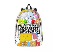 Sac à dos classique Bfdi Battle For Dream Island avec poche, sac à dos d'affaires pour etudiants, sac à bandoulière pour hommes et femmes, Inanimate Insanity Noir