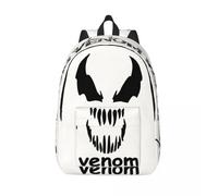 Sac à dos classique Venom Campus grande capacité Marvel Spider Man Venom pour les employés de bureau, cadeau de rentrée scolaire Noir