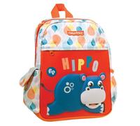Sac à dos - CMP - Hippo - 30 CM - Orange - Maternelle - 1 compartiment zip